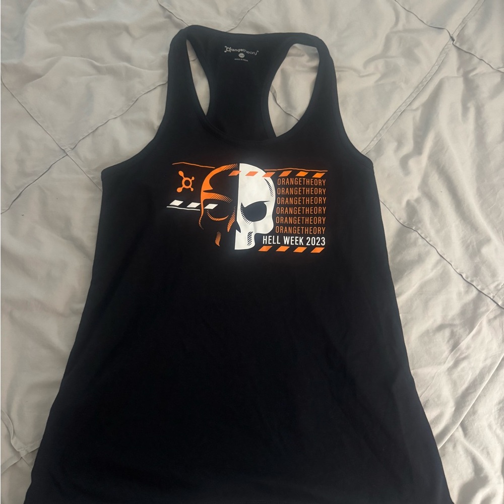 Orangetheory Hell Week 2023 Black and Orange Tank